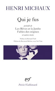 Couverture_Qui je fus ; Les rêves et la jambe ; Fables des origines