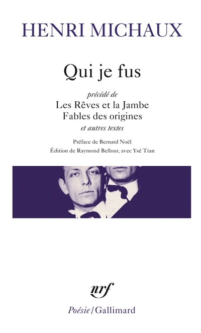 Couverture_Qui je fus ; Les rêves et la jambe ; Fables des origines