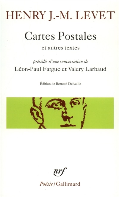 Couverture_Cartes postales et autres textes ; Léon Fargue et Valery Larbaud