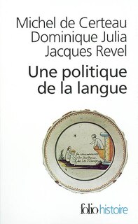 Couverture_Une politique de la langue