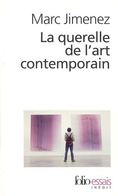 Front cover_La querelle de l'art contemporain