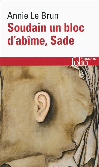 Couverture_Soudain un bloc d'ab&icirc;me, Sade