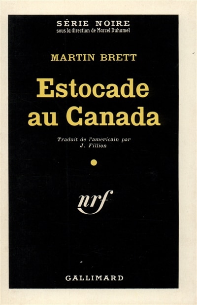 Front cover_Estocade au Canada