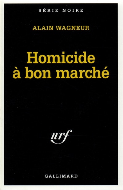 Front cover_Homicide à bon marché
