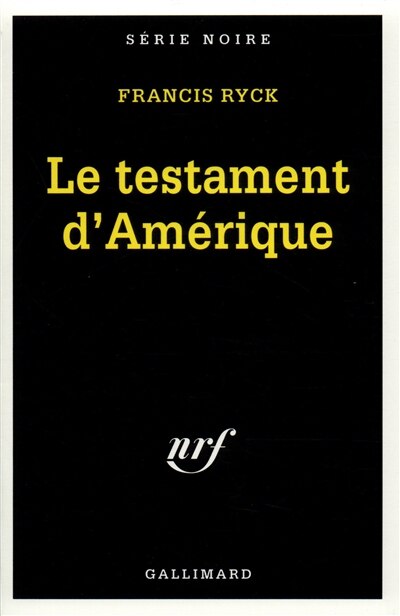 Front cover_Le testament d'Amérique