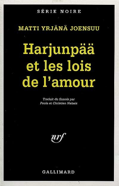 Couverture_Harjunpää et les lois de l'amour