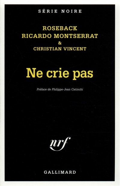 Front cover_Ne crie pas
