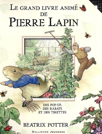 Front cover_Le grand livre animé de Pierre Lapin