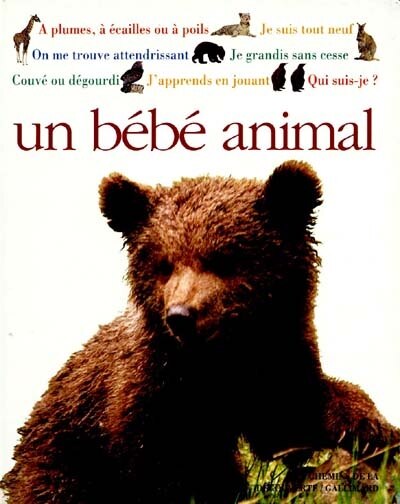 Front cover_Un Bébé animal