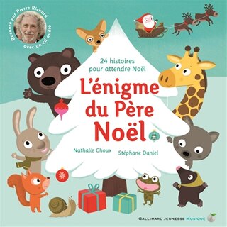 Couverture_L'énigme du Père Noël : 24 histoires pour attendre Noël