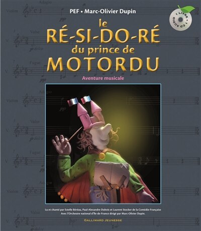 Front cover_Le ré-si-do-ré du prince de Motordu : aventure musicale