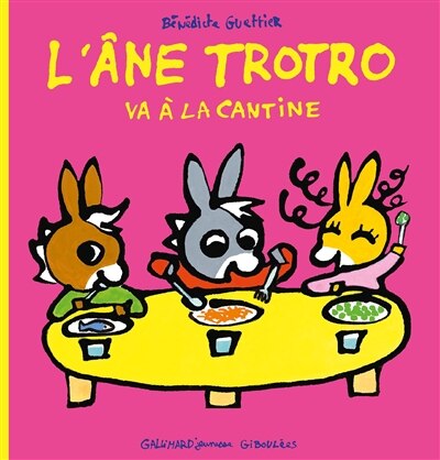 Couverture_L'âne Trotro va à la cantine