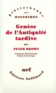 Couverture_Genèse de l'Antiquité tardive