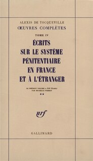 Front cover_Ecrits sur le système pénitentiaire en France et à l'étranger