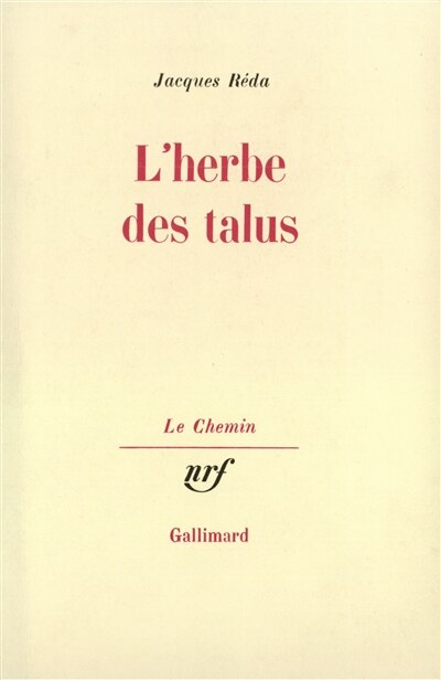 Front cover_L'Herbe des talus