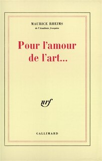Front cover_Pour l'amour de l'art...
