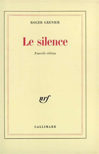 Front cover_Le Silence