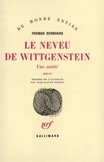 Front cover_Le neveu de Wittgenstein : une amitié