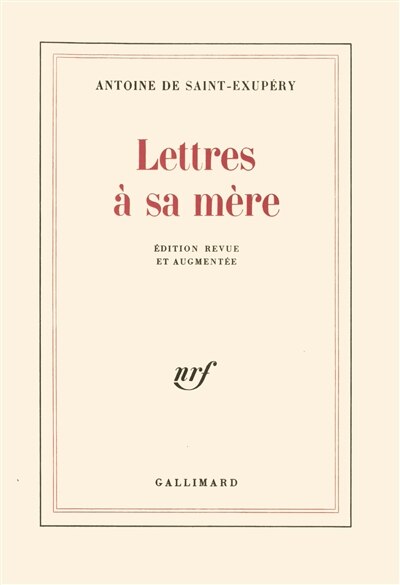 Front cover_Lettres à sa mère