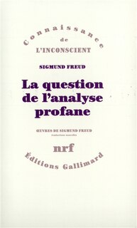 Front cover_La question de l'analyse profane ; La question en débat