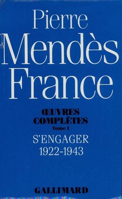 Front cover_S'engager : 1922-1943