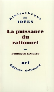 Front cover_La Puissance du rationnel