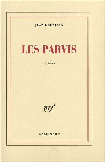 Front cover_Les parvis
