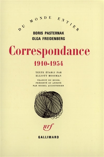 Front cover_Correspondance : 1910-1954