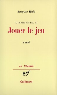 Front cover_Jouer le jeu