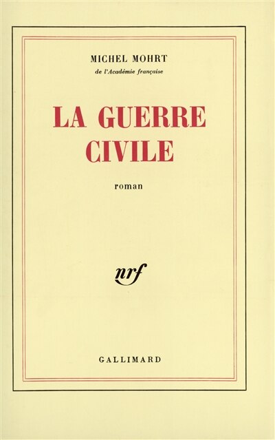 Front cover_La Guerre civile