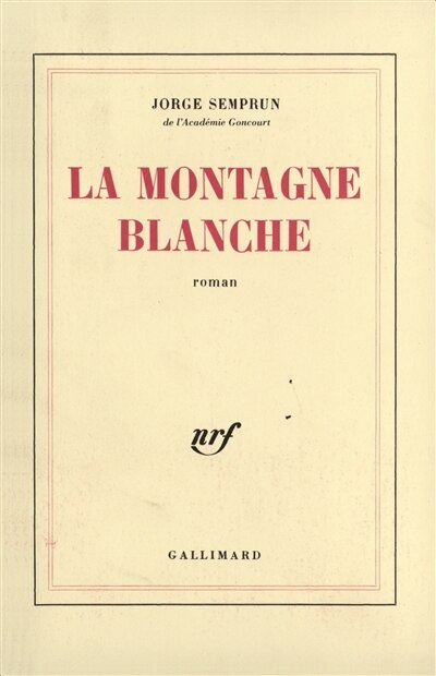 Front cover_La Montagne blanche