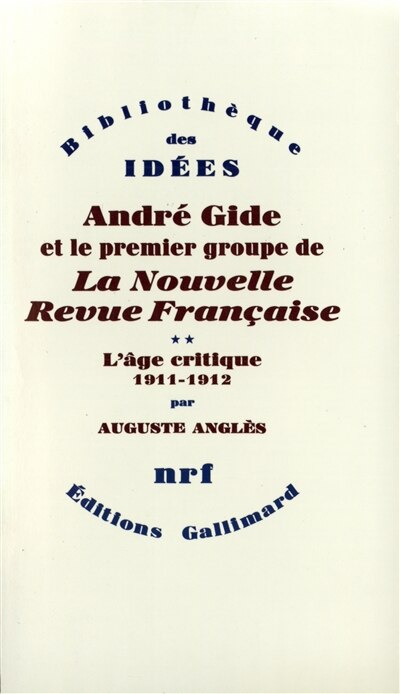 Front cover_L'Age critique : 1911-1912