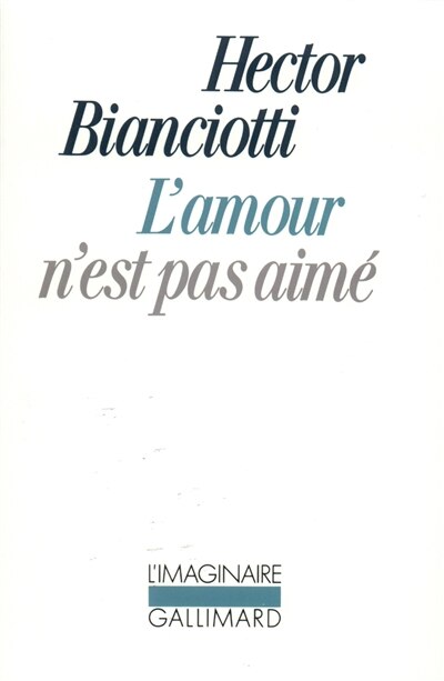 Couverture_L'amour n'est pas aimé
