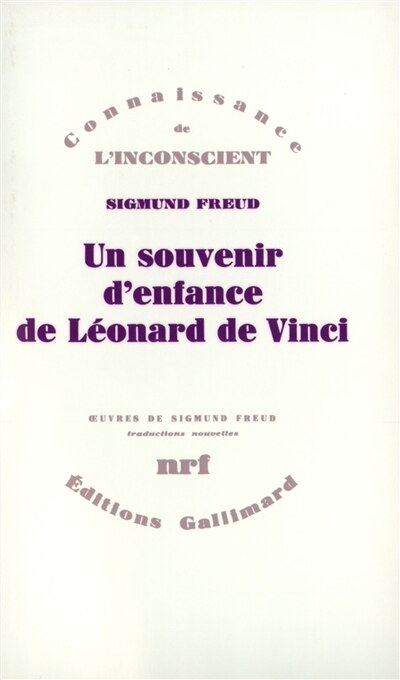 Couverture_Un souvenir d'enfance de Léonard de Vinci