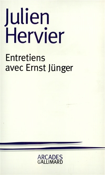 Couverture_Entretiens avec Ernst Jünger