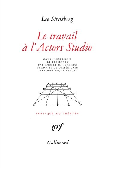 Front cover_Le travail à l'Actors Studio
