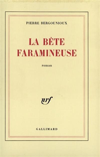 Front cover_La Bête faramineuse