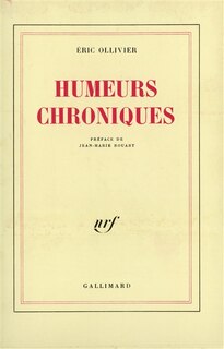 Front cover_Humeurs chroniques