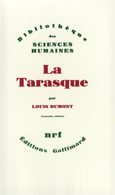 Couverture_La Tarasque : essai de description d'un fait local d'un point de vue ethnographique