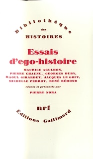 Front cover_Essais d'ego-histoire