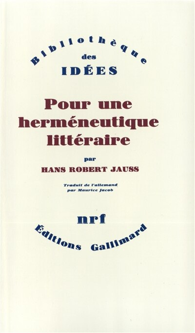 Couverture_Pour une herméneutique littéraire