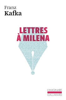 Front cover_Lettres à Milena