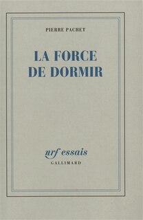 Couverture_La Force de dormir