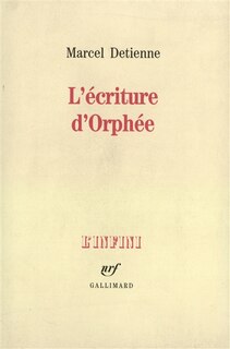 Couverture_L'Ecriture d'Orphée