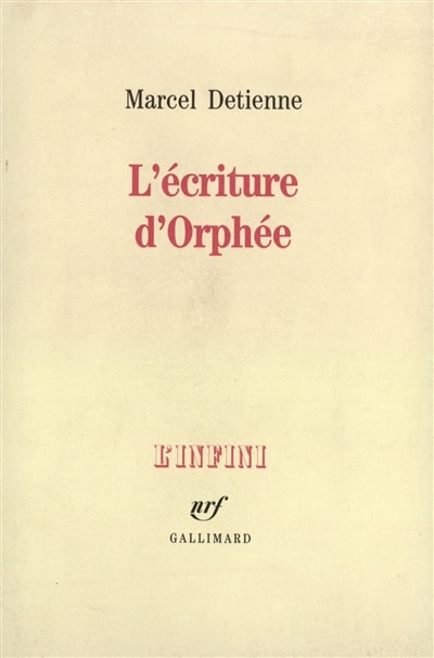 Couverture_L'Ecriture d'Orphée