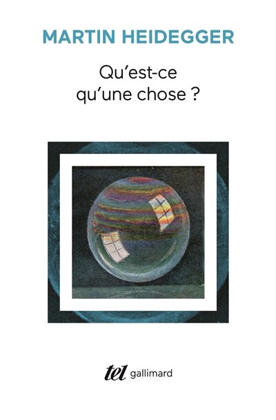 Couverture_Qu'est-ce qu'une chose ?