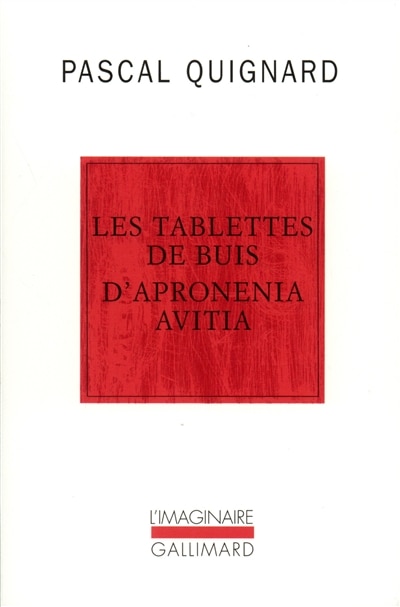 Couverture_Les tablettes de buis d'Apronenia Avitia