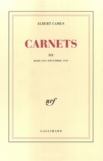 Front cover_Carnets, Vol. 3. Mars 1951-décembre 1959