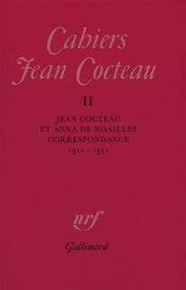 Front cover_Cahiers Jean Cocteau, n°11. Jean Cocteau et Anna de Noailles : correspondance : 1911-1931
