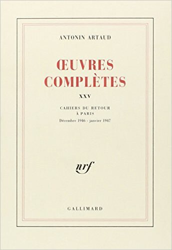 Couverture_Cahiers du retour à Paris : décembre 1946-janvier 1947